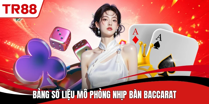 Bảng số liệu mô phỏng nhịp bàn baccarat