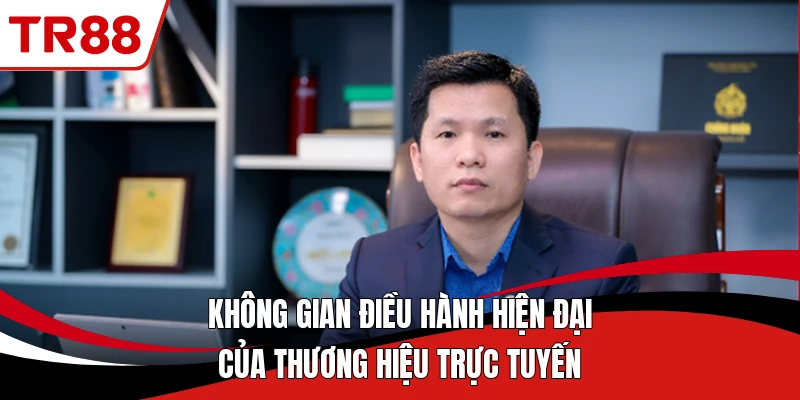 Không gian điều hành hiện đại của thương hiệu trực tuyến